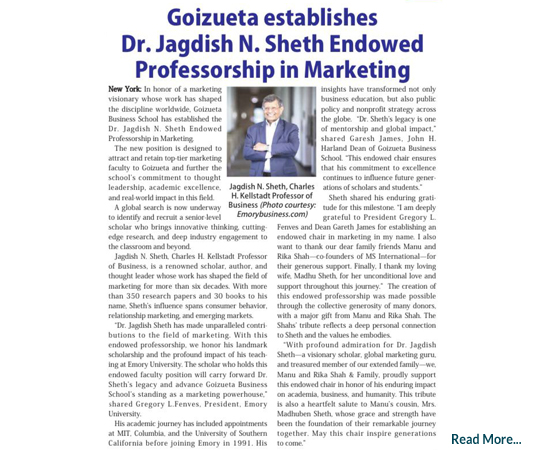 dr-jagdish-n-sheth-endowed-professorship-marketing